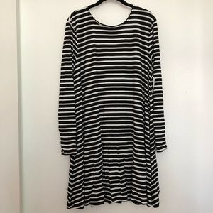 NWT Striped Jersey Swing Dress